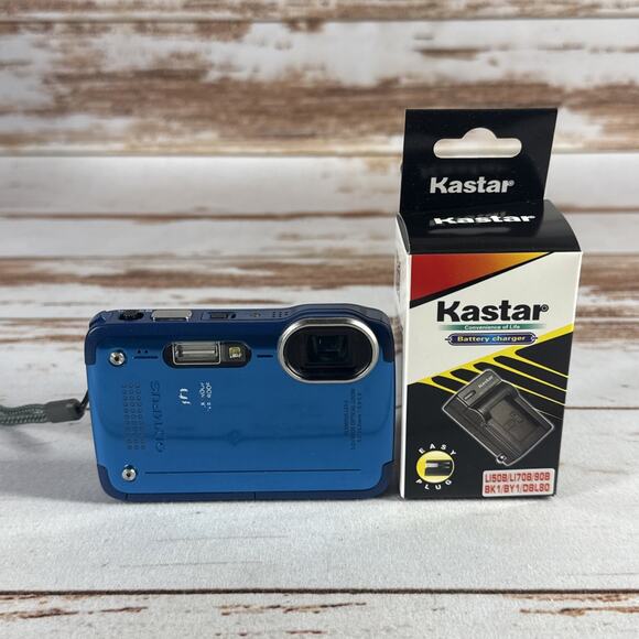 Olympus Tough TG-630 Digital Camera, Waterproof, Blue Charger, And Battery ￼ - Picture 1 of 6